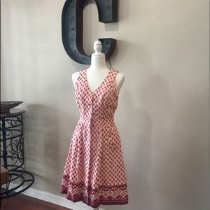 Tory Burch Linen Blend Button Down Dress